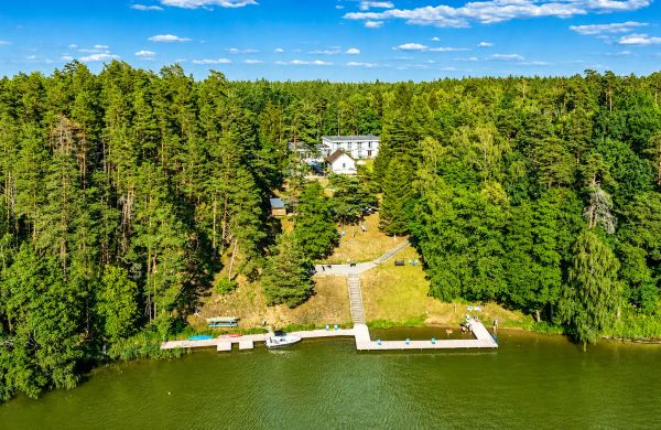 Mazury Domki nad jeziorem Ruciane Tarasy Ruciane Nida