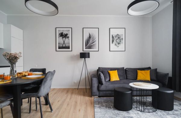 TOTU HOME Black&White Apartament Gdynia Centrum
