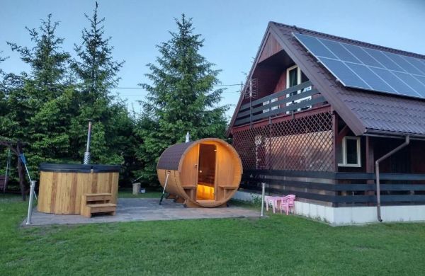 Mazury domek przy szlaku Krutyni Spychowo