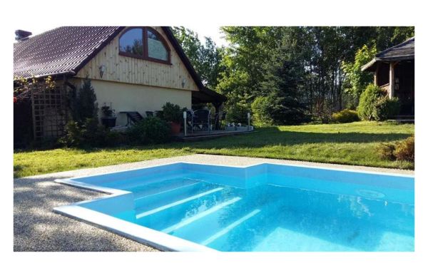Dom Grabowa z sauną i podgrzewanym basenem