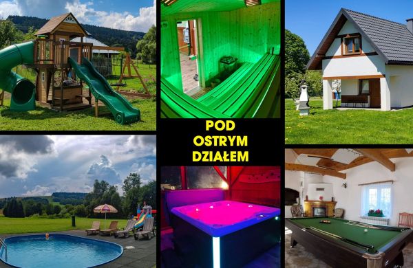 Domki - Noclegi pod Ostrym Działem Ustrzyki Dolne