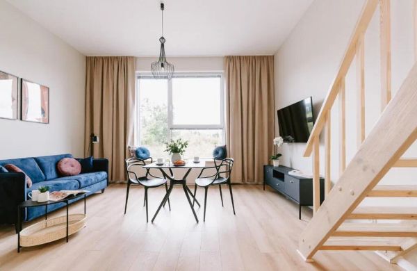 Apartament UKIEL PARK 2 Antresola przy Plaży Miejskiej i Lesie Olsztyn