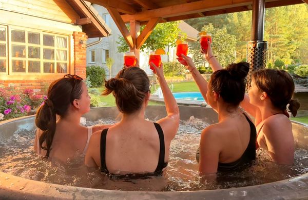 Komfortowy Dom Całoroczny - sauna, jacuzzi, bilard Tyłowo