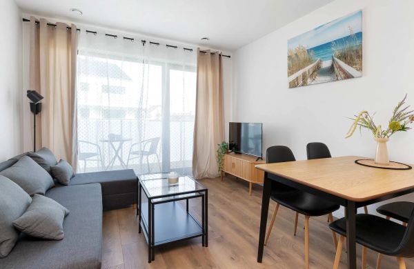 Trzech Ogrodników 3 | Jasny Apartament | Balkon