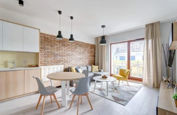 Jaglana 6E Gdańsk | Jasny Apartament | Widok na rzekę Gdańsk