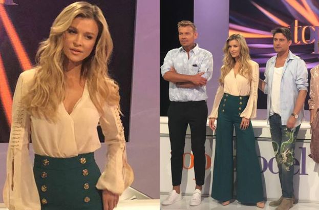 Modna Joanna Krupa i Woliński w bardzo wąskich spodniach na castingu do