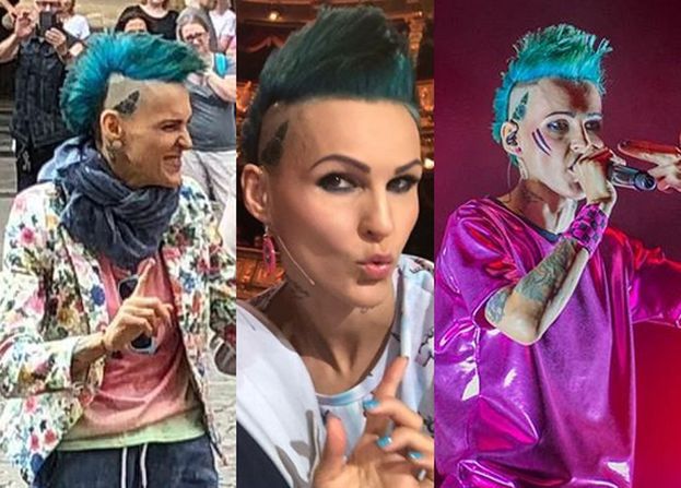 Chylińska Ma Seledynowego Irokeza ładnie Pudelek