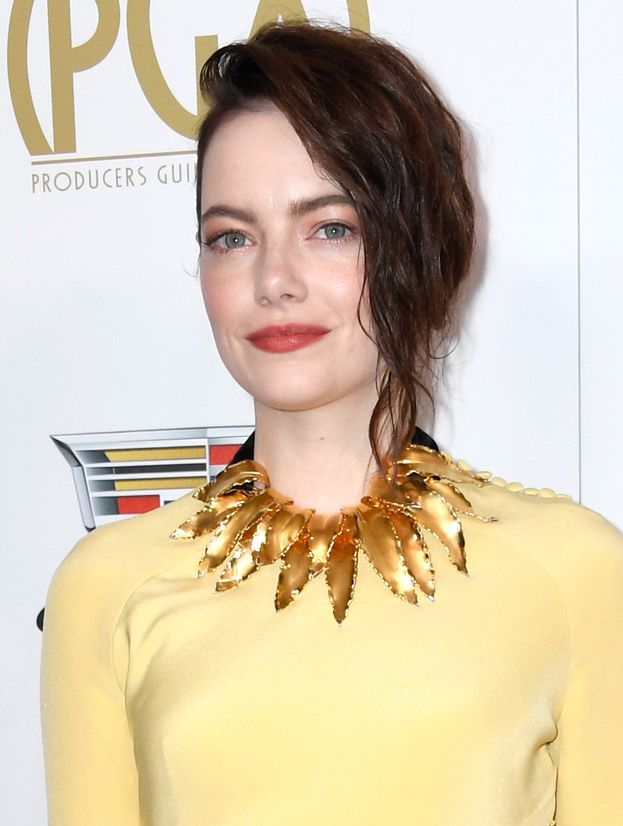 Emma Stone Prezentuje Nowy Kolor Włosów Na Rozdaniu Nagród Pudelek