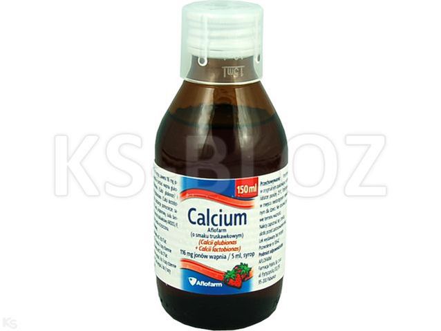 Calcium Aflofarm (o smaku truskawkowym)