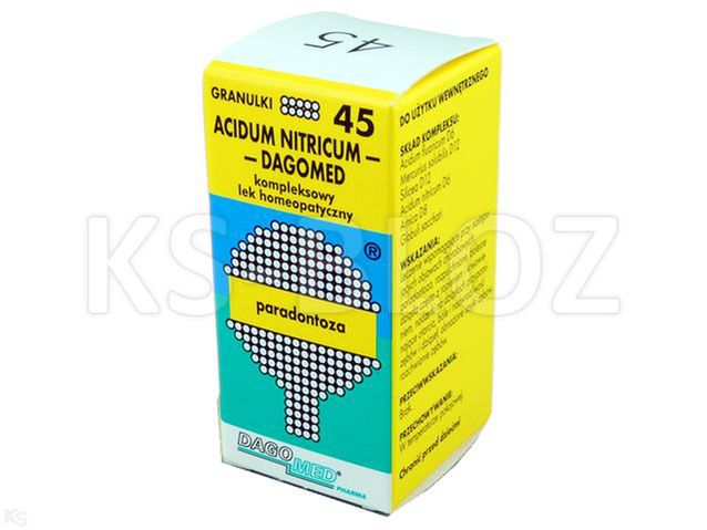 DAGOMED 45 Acidum nitricum -st.zapalne śluzówki