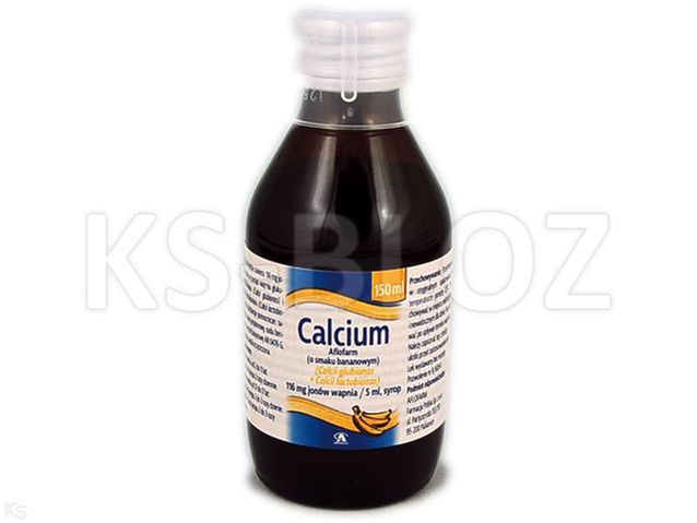 Calcium Aflofarm (o smaku bananowy)