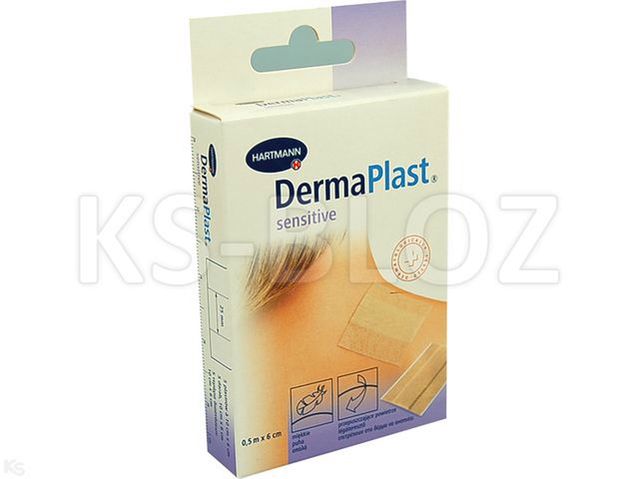 Plast.DERMAPLAST Sensitive 10x6cm