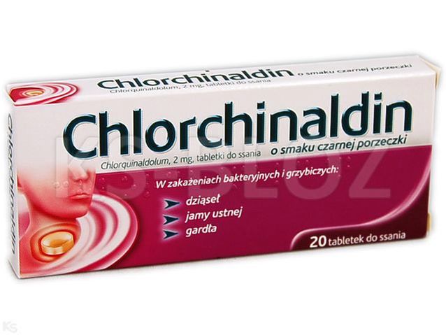 Chlorchinaldin o smaku czarn. porzeczki