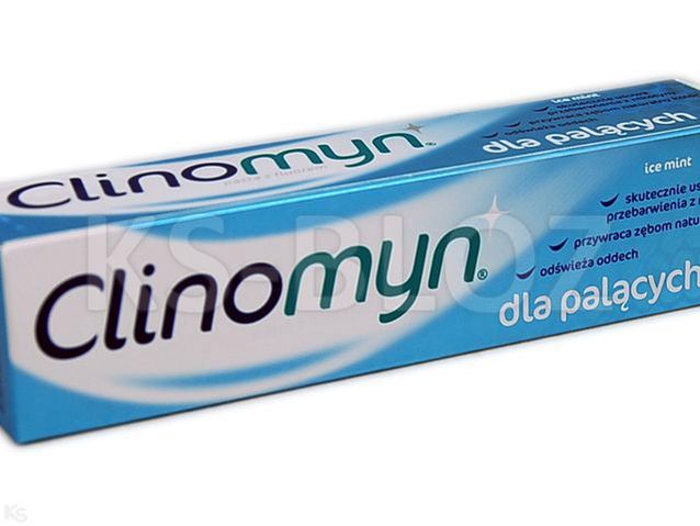 CLINOMYN Past.d/zęb. z fluor. d/palących Ice Mint