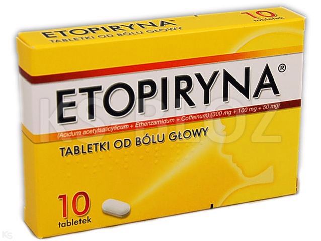 Etopiryna - od bólu głowy
