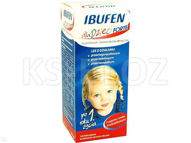 Ibufen dla dzieci Forte sm.truskawka