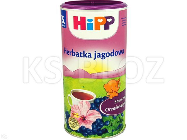 HIPP Herbatka jagodowa po 5-m-cu