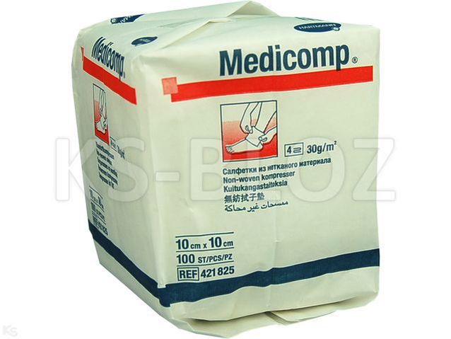 Kompresy MEDICOMP 10 x 10cm niejał.