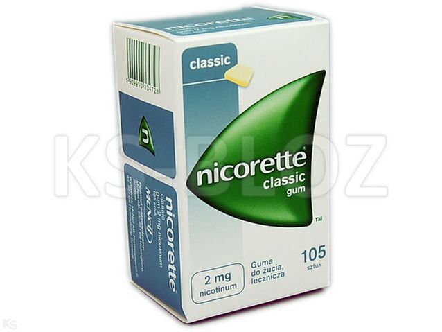 Nicorette Classic Gum