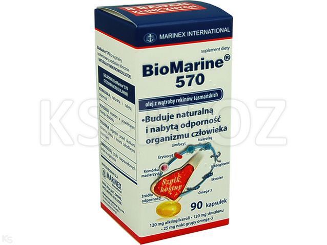 BioMarine 570 olej z wątroby rekina