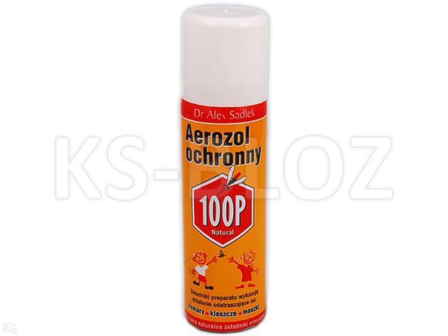 100P Aerozol ochronny odstrasz. komary,kleszcze,mesz