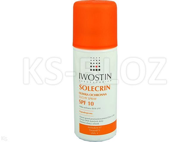 IWOSTIN SOLECRIN Oliwka ochr.suchy spray SPF10