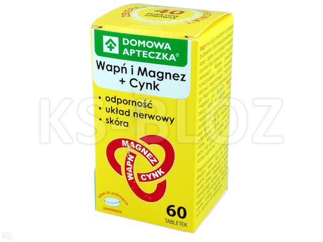 Domowa Apteczka Wapń+Magnez+ Cynk