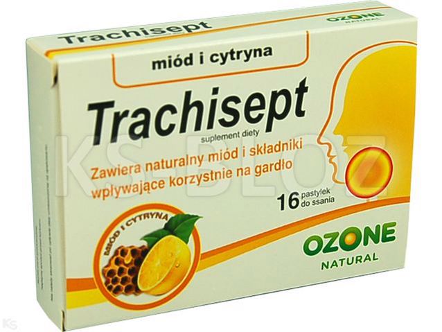 Trachisept miód i cytryna