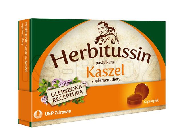 Herbitussin Kaszel Pastylki