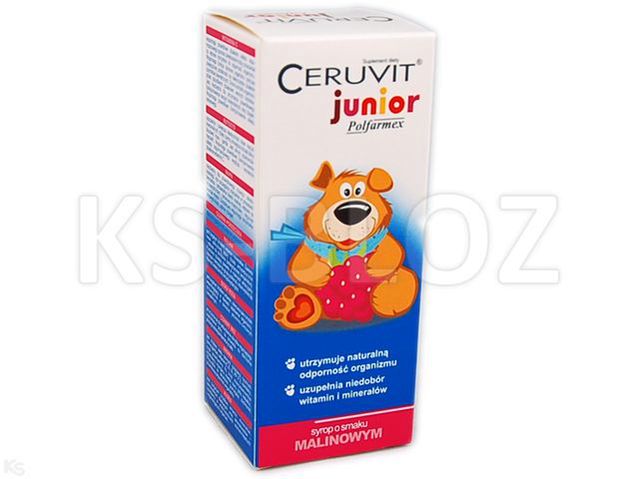 Ceruvit Junior Polfarmex sm.malinowy