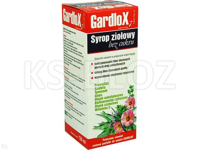 Gardlox 7 Syrop zioł. b/cukru