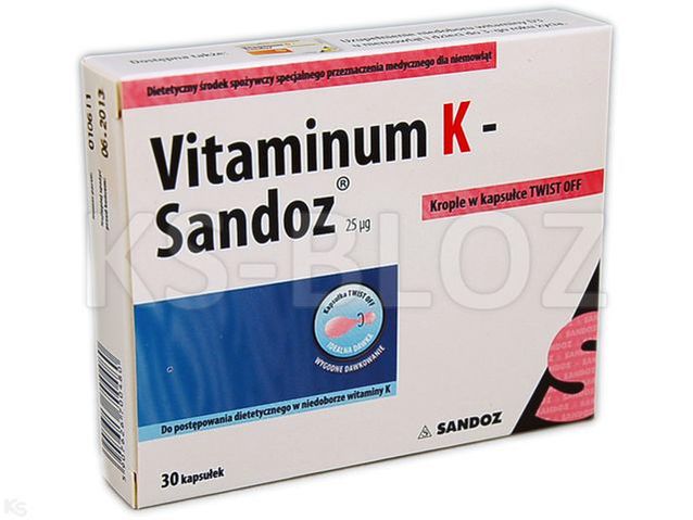 Vitaminum K Sandoz Krople w kaps.twist off