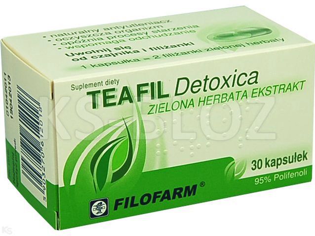 TEAFIL Detoxica Zielona Herbata Extrakt