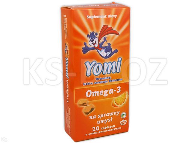 Yomi Omega-3 na sprawny umysł sm.pomarań.
