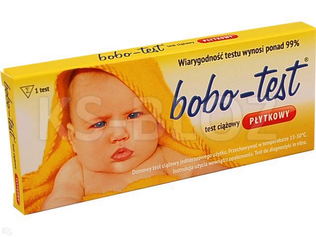 Test ciążowy BOBO-test EZ HCG płytkowy