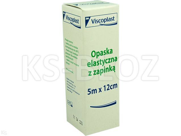 Opaska elast.tkana z zapinką 5m x 12 cm