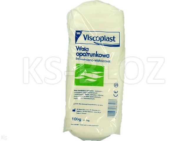 Wata baweł.wiskoz. opatr.100g VISCOPL.