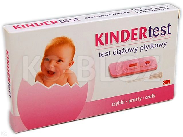 Test ciążowy KINDER-TEST płytkowy