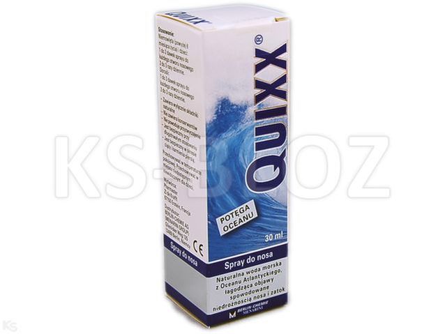 QUIXX Spray d/nosa roztw.hipert.wody mors.