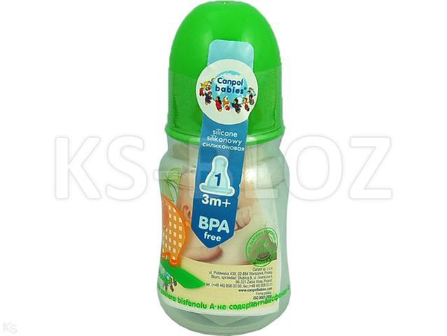 But.niem.120 ml CANPOL 59/100 dekor.(BPA 0%)