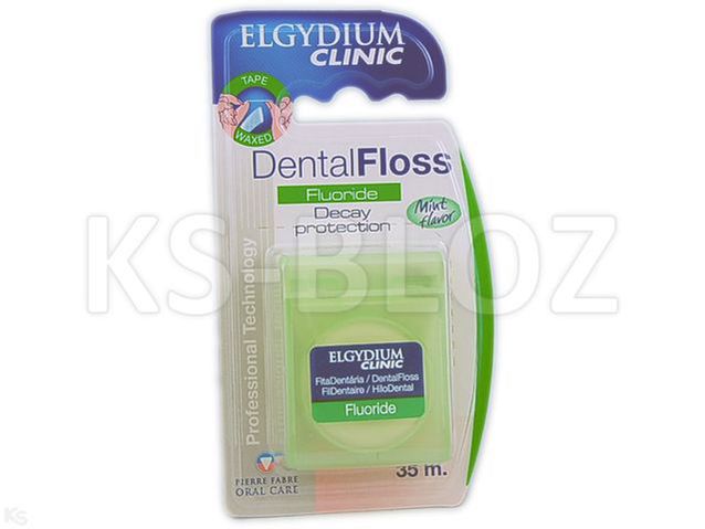 Elgydium Dental Flos Nić dent.z fluorem miętowa 35m