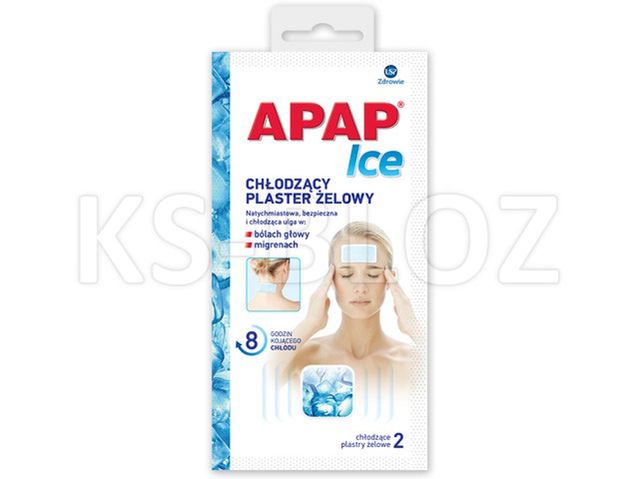 APAP ICE Plaster chłodzący żelowy