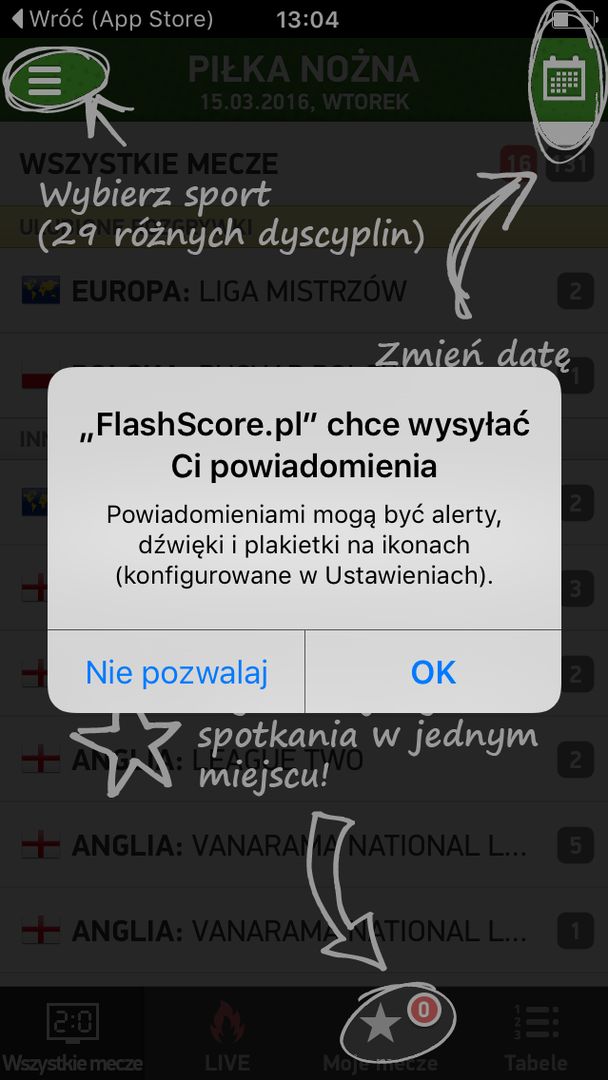 FlashScore.pl - Wyniki Na żywo Version 3.1.1 (iOS) - Dobreprogramy