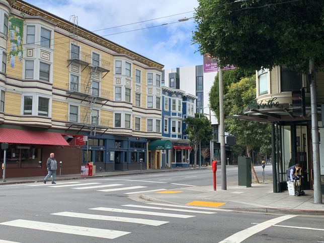 Ulica w San Francisco, Kalifornia.