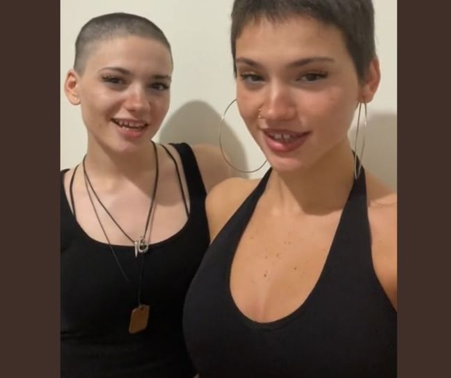 They found each other thanks to recording on TikTok.  They were sold as children