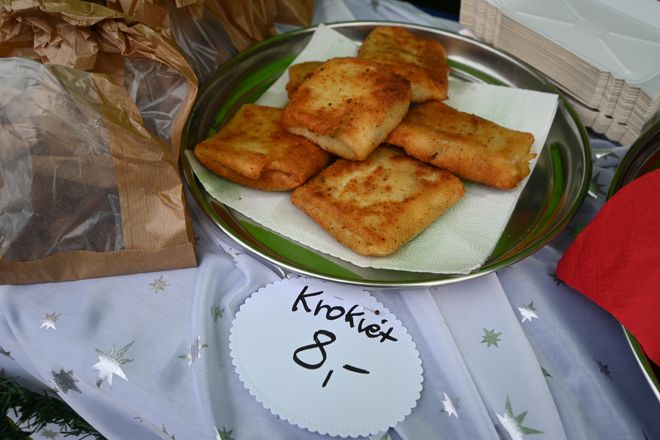 Świeżo smażone krokiety