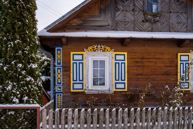 Architektura drewniana Podlasia - Kraina Otwartych Okiennic 