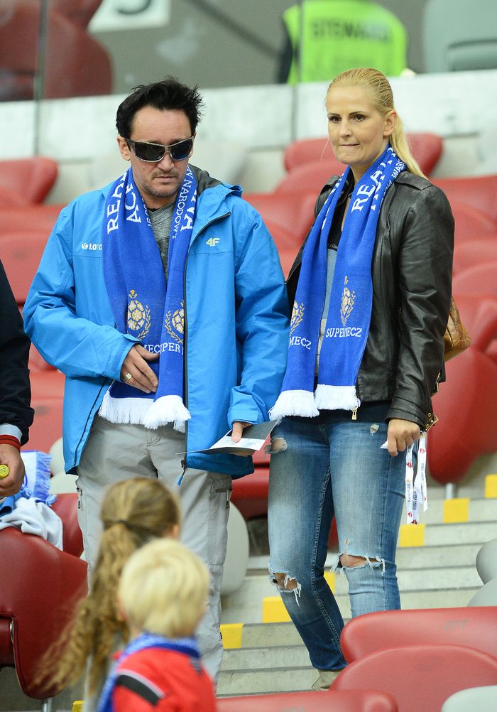Michał Wiśniewski z żoną Dominiką
