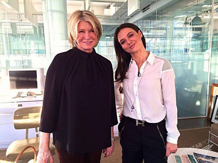 Martha Stewart i Kinga Rusin