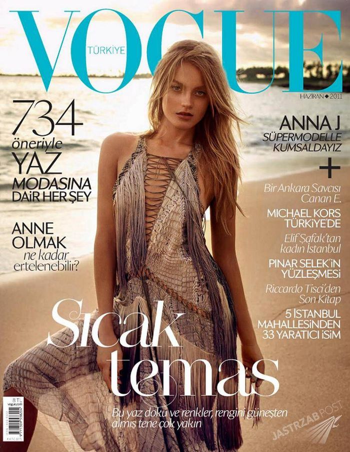 Anna Jagodzińska na okładce Vogue'a